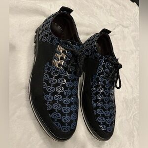 Blue Suede Dress Shoe